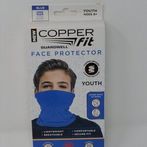 Copper Fit Guardwell Face Protector Blue Youth One Size